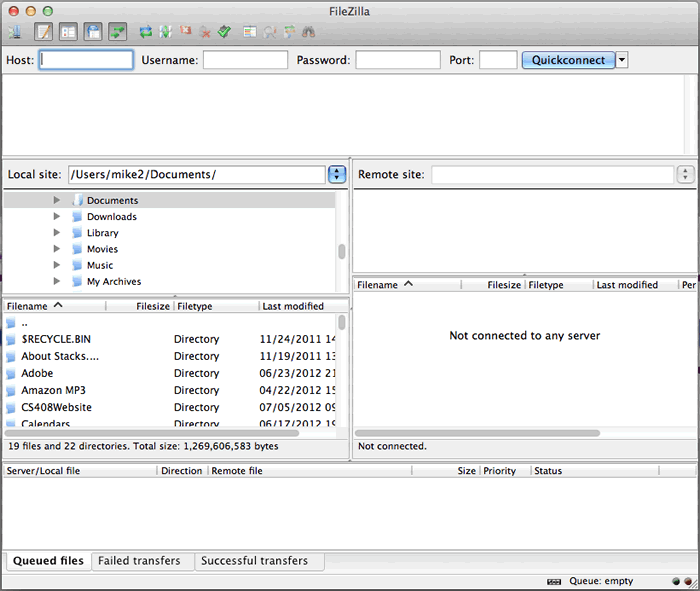 what is filezilla doing in my internet