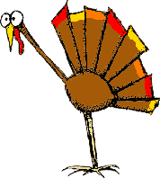 A cartoon turkey in GIF format